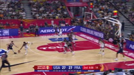 Quarts - Les Bleus sortent les États-Unis