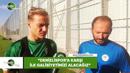 Deni Milosevic: "Denizispor'a karşı ilk galibiyetimizi alacağız"