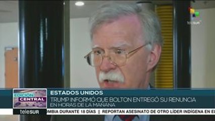 EEUU: Trump despide a John Bolton como asesor de seguridad