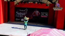 Victoria Florez y Johan Sebastian Bustamante, Pareja Cabaret, XIV Festival Mundial de Salsa Cali 2019