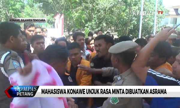Mahasiswa Konawe Unjuk Rasa Tagih Janji Bupati Terkait Pembangunan Asrama