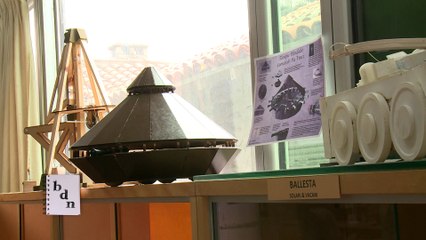Muestra "Leonardo 500 años" - Biblioteca UNMdP