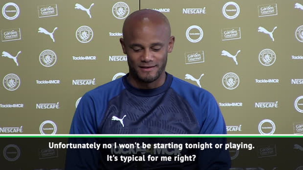"It's typical of me right?" - Kompany reveals he'll miss his own testimonial
