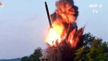 N.Korea releases photos of 'super-large' rocket launcher tests