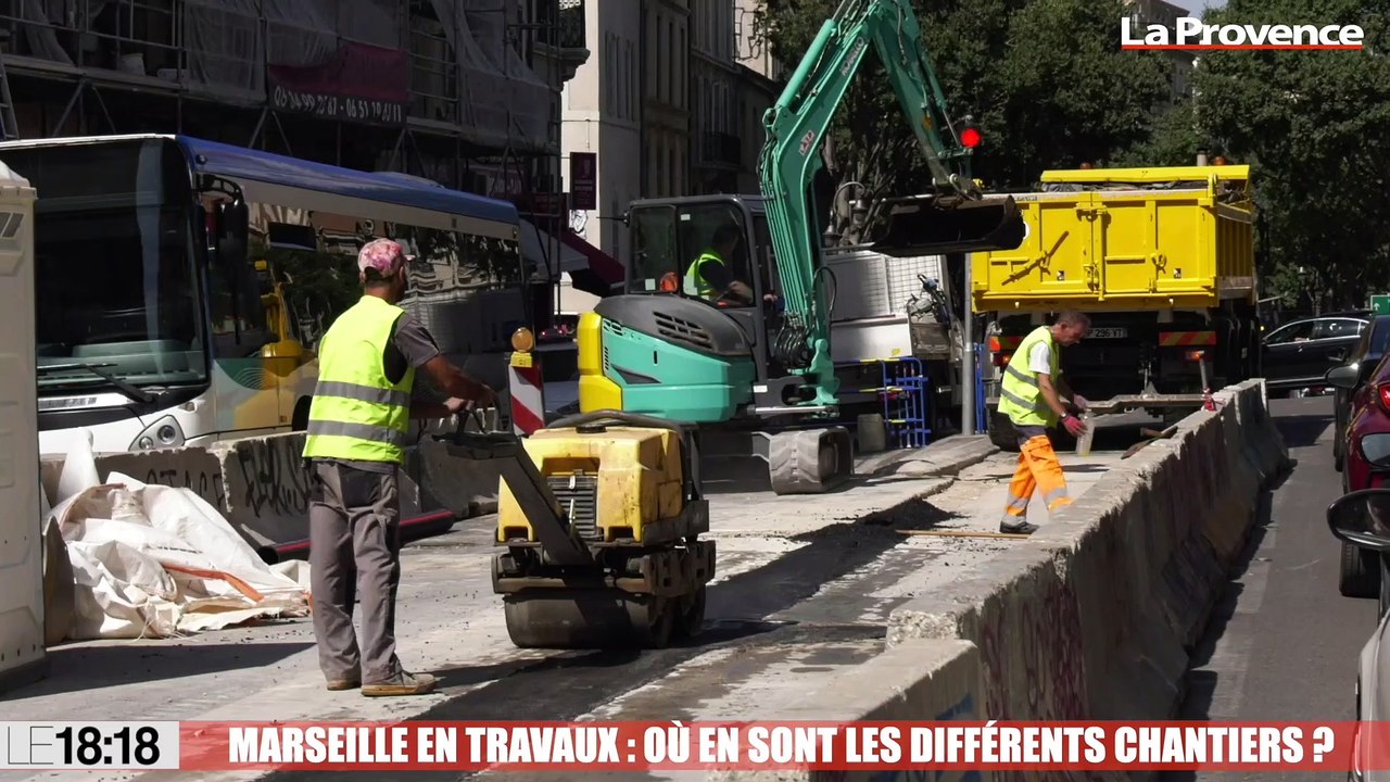 Le 18:18 - Marseille : le Jarret, la Canebière, le Cours Lieutaud, la Plaine... Où en sont les différents chantiers du centre-ville ?