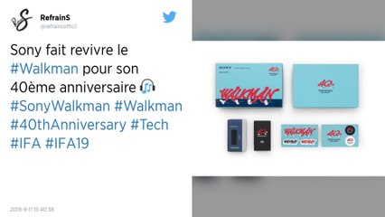Sony sort un nouveau Walkman collector pour les 40 ans de cet appareil culte