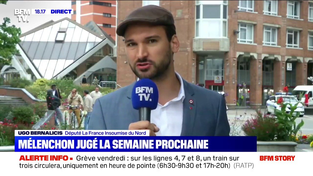 Mélenchon jugé la semaine prochaine: "Nous n'avons jamais eu accès à la totalité des images de Quotidien", déclare Ugo Bernalicis (LFI)