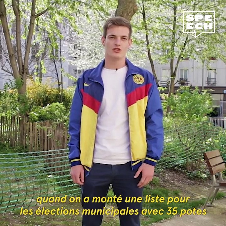 "Il est temps que tous les citoyens reprennent leur place dans le débat politique."  Le Speech d’Allons enfants, le plus jeune des partis politiques