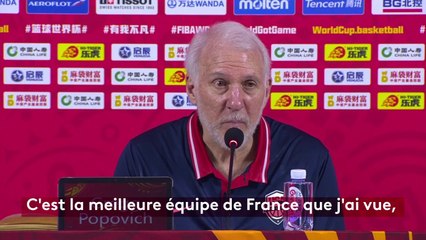 Gregg Popovich : "C'est la meilleure équipe de France que j'ai vue"