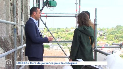 LOCHES Cure de jouvence pour la collégiale