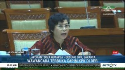 Capim KPK Lili Pintauli Jalani Wawancara Terbuka di Komisi III