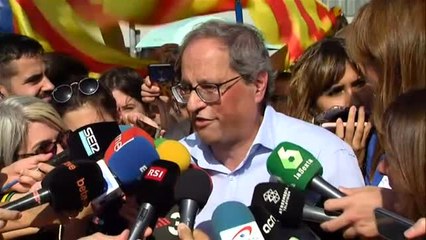 Torra: "Nuestro objetivo es la independencia"