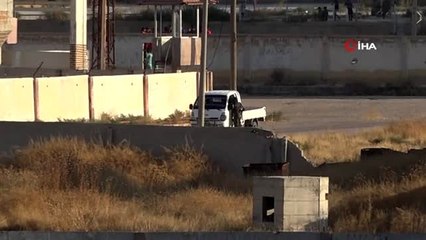 ABD'li komutanlar Akçakale'deyken sınırda teröristler görüldü