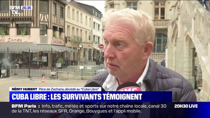 "Ils manquent...il y a 14 absents", le père d'une des victimes du "Cuba Libre" témoigne