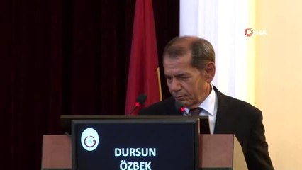 Dursun Özbek: "Ben Galatasaray'ı icraya vermedim, hukukun emirlerini yerine getirdim"