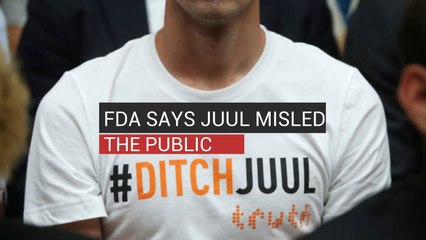 FDA Says Juul Misled The Public