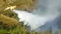Gaeta (LT) - Incendio sulle colline, bruciano 35 ettari di vegetazione (11.09.19)