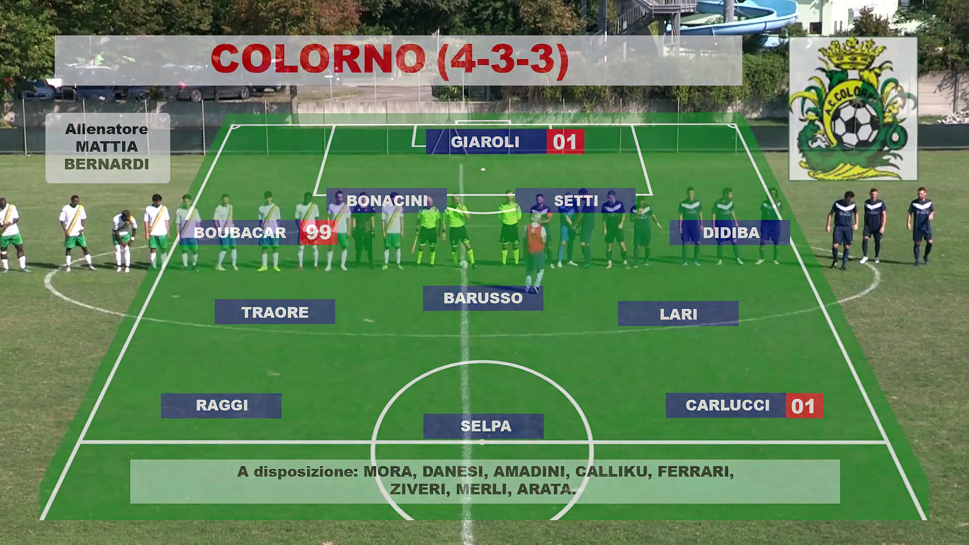 Video Colorno - Rolo 3-1: highlights e interviste