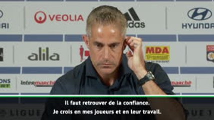 5e j. - Sylvinho : "Je crois en mes joueurs"