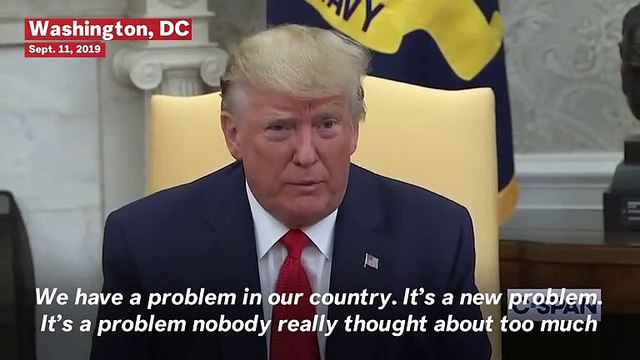 Trump Condemns Vaping, Announces Bans On Flavored E-Cigarette Pods