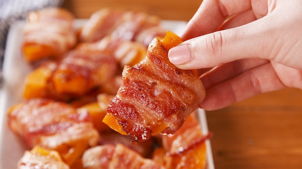 Bacon-Wrapped Butternut Squash Fries > Potatoes