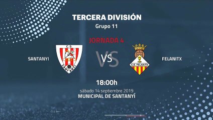 Previa partido entre Santanyi y Felanitx Jornada 4 Tercera División