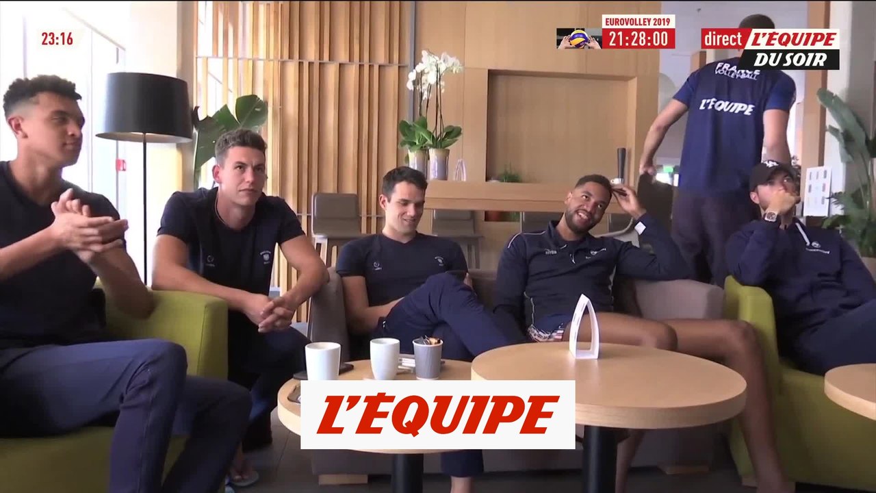 Quand les Bleus du volley supportent les Bleus du basket... - Volley - Bleus