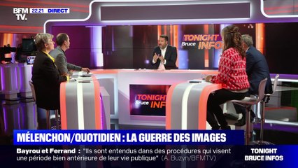 Mélenchon/Quotidien: La guerre des images - 11/09