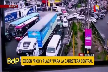 Alcalde de Ate pidió declarar en emergencia Carretera Central