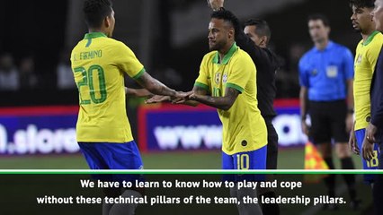 Brazil must learn how to cope without Neymar - Tite