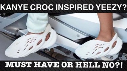 Kanye West Releasing Yeezy Foam Runner , Croc Inspired