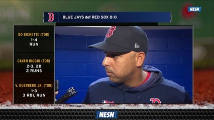 Manager Alex Cora Lays Out Expectations Of Team For Remainder Of Season
