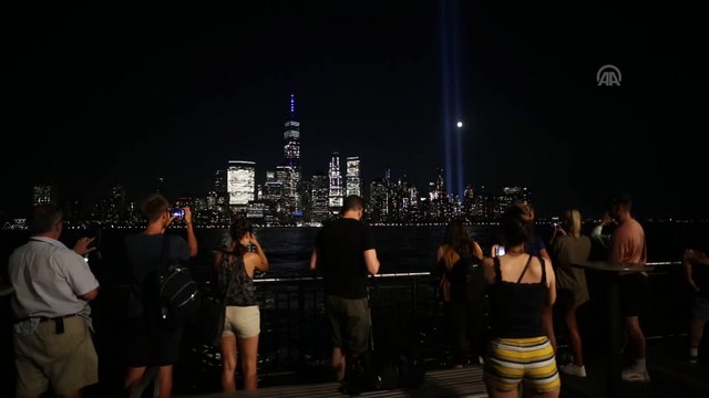 ABD'de 11 Eylül saldırılarının 18. yıl dönümü - 'Tribute in Light' - NEW YORK