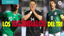 Escándalos de jugadores en concentraciones de la selección mexicana