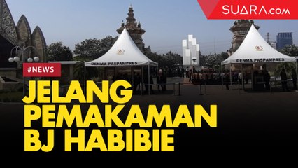 LIVE REPORT: Suasana TMP Kalibata Jelang Pemakaman BJ Habibie