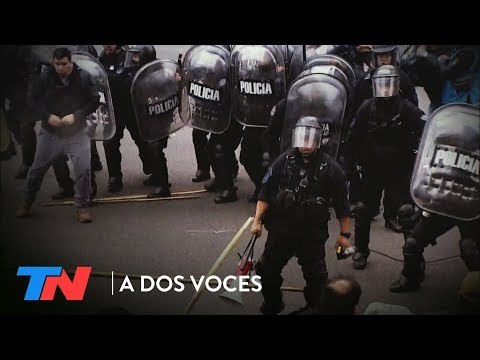 Peleas, disturbios y piquetes en la 9 de Julio | A DOS VOCES