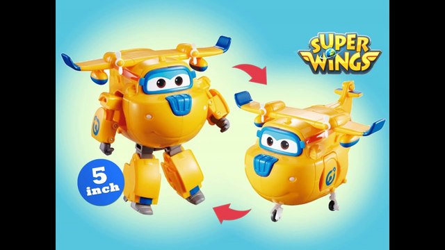 Super Wings Donnie Transforming Robot Airplane 출동슈퍼윙스 신제품 장난감 - Unboxing Demo Review