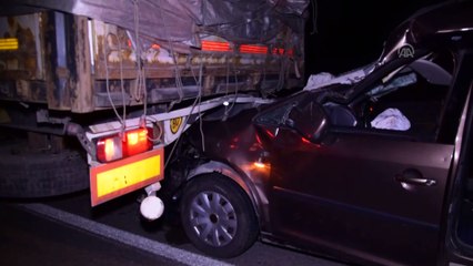 Trafik kazası: 1 ölü, 1 yaralı - KONYA