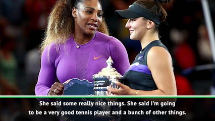 Andreescu thankful for post-match chat with Serena