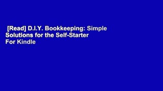 [Read] D.I.Y. Bookkeeping: Simple Solutions for the Self-Starter  For Kindle