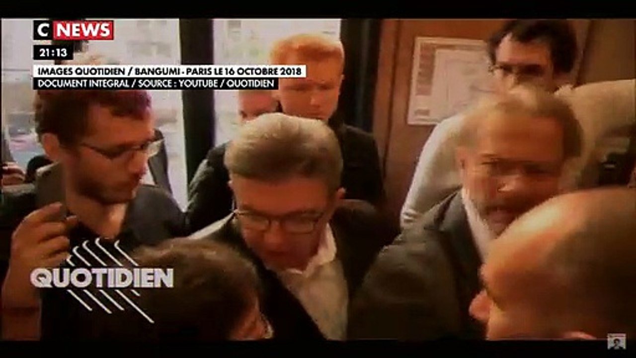 Regardez le moment le plus fort des images de la perquisition chez la France Insoumise mises en ligne par Quotidien hier soir