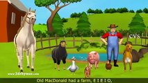 Old MacDonald Had A Farm - 3D Animation English Nursery Rhymes & Songs for children Official music-video