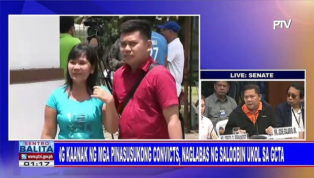 Ilang kaanak ng mga pinasusukong convicts, naglabas ng saloobin ukol sa GCTA