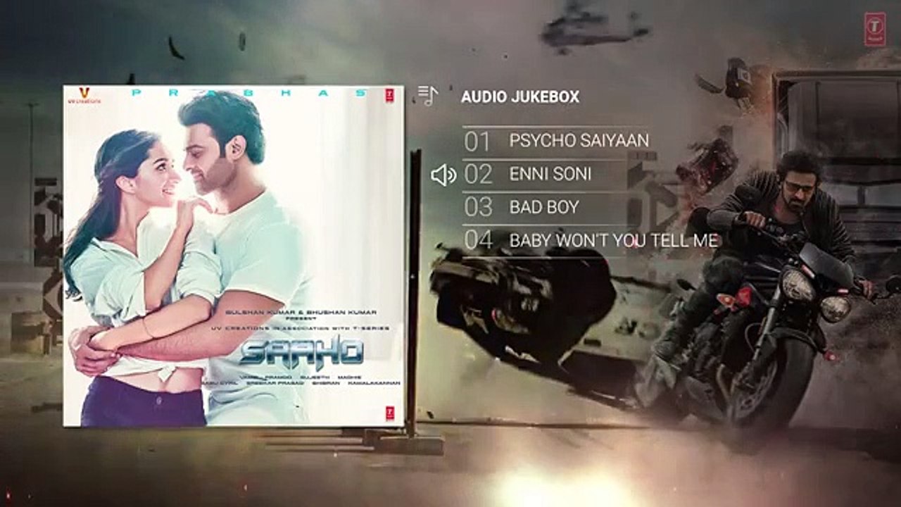 Full Album SAAHO (Hindi)  Prabhas, Shraddha Kap...