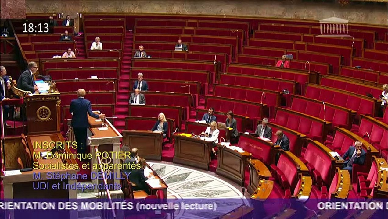 Potier présence ministre au banc