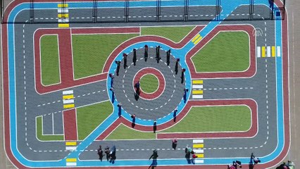 Okul bahçesinde trafik bilinci kazanıyorlar - KAYSERİ