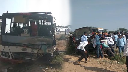 हादसे में चकनाचूर हुई टाटा सफारी, 8 लोगों की मौत, 5 साल की बच्ची के खरोंच तक नहीं आई