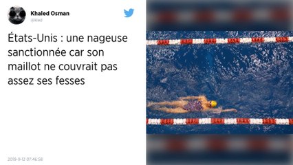 Etats-Unis. Une nageuse sanctionnée parce que son maillot ne la couvrait pas assez