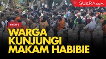 LIVE REPORT: Antusias Warga Kunjungi Pemakaman BJ Habibie