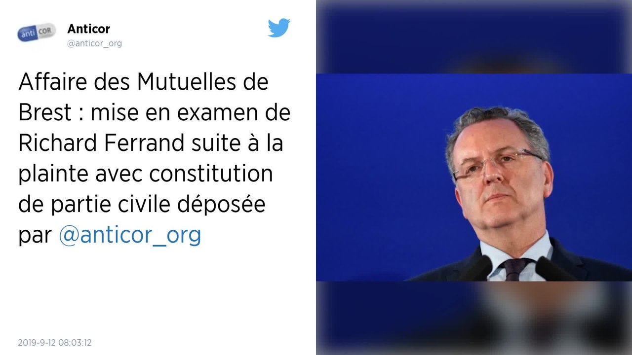 Mutuelles de Bretagne : Richard Ferrand mis en examen pour prise illégale d’intérêts, il entend rester à son poste